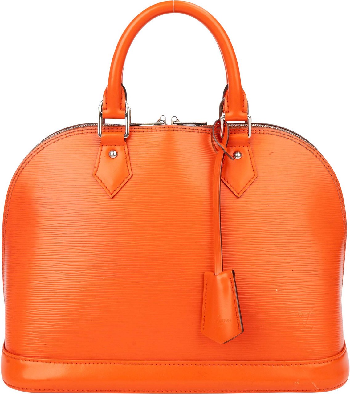 Louis Vuitton Louis Vuitton Orange Epi Leather Alma PM Handbag Oranje