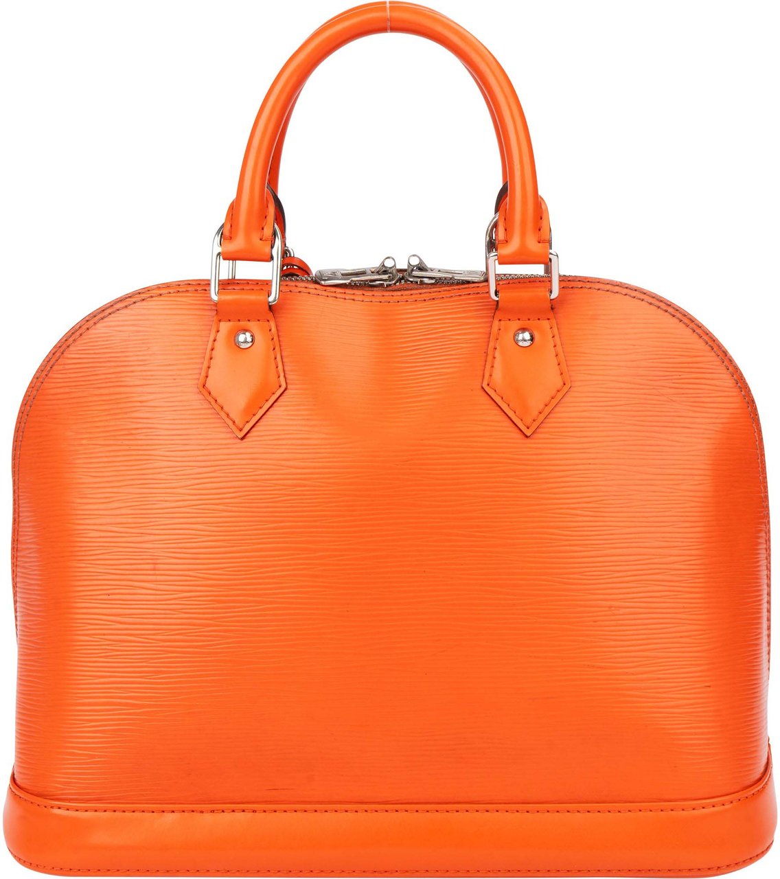 Louis Vuitton Louis Vuitton Orange Epi Leather Alma PM Handbag Oranje