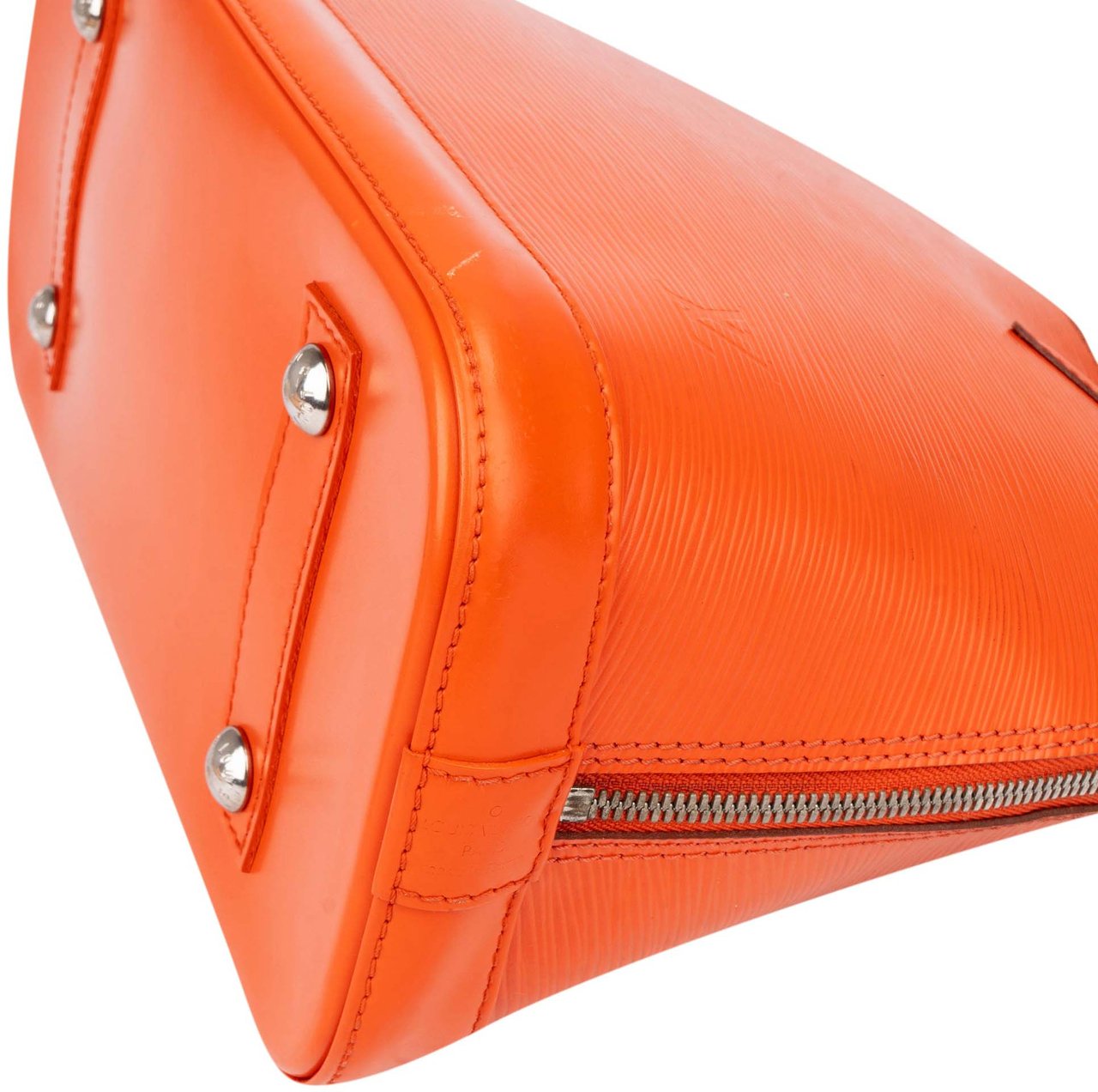 Louis Vuitton Louis Vuitton Orange Epi Leather Alma PM Handbag Oranje