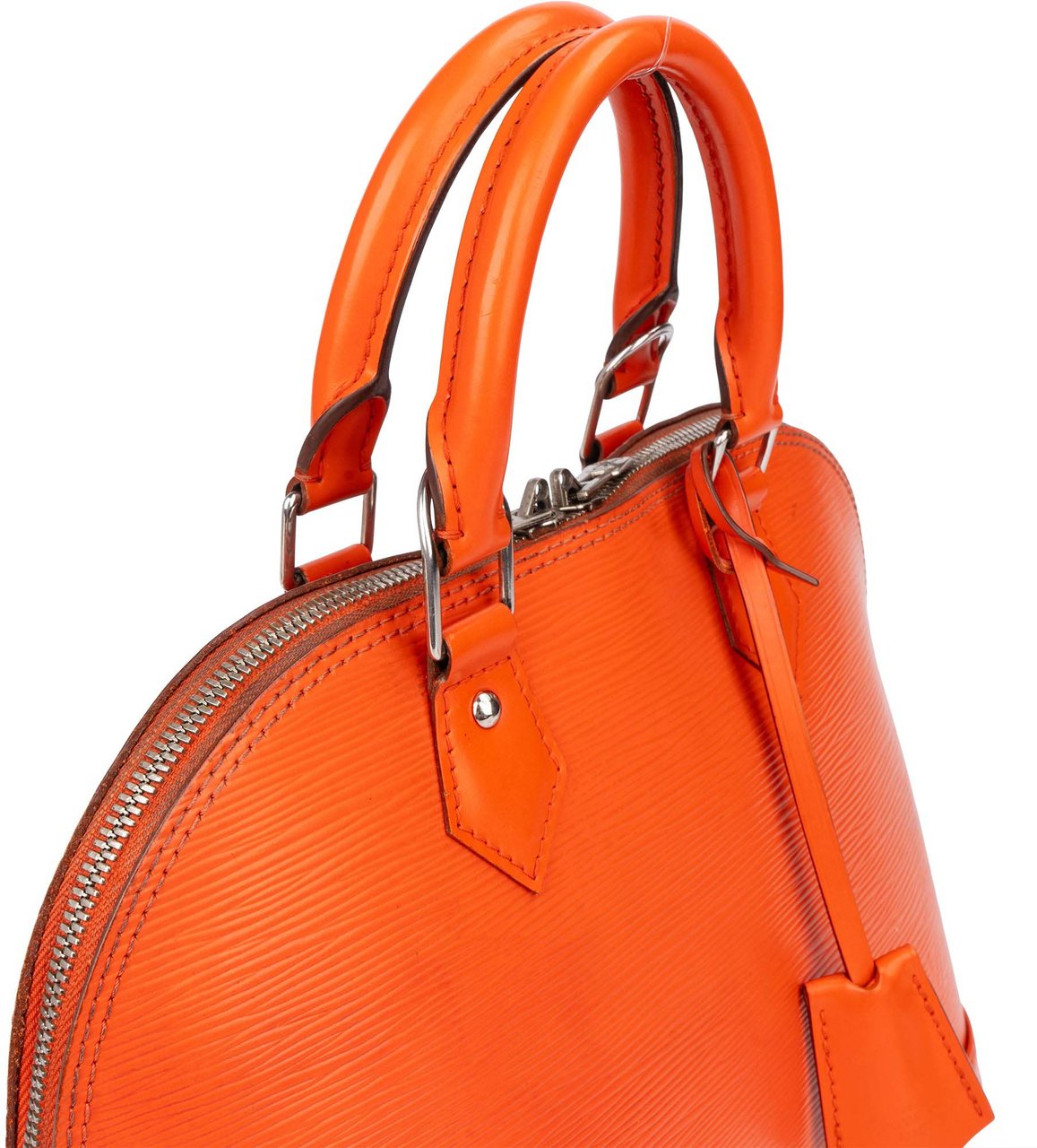 Louis Vuitton Louis Vuitton Orange Epi Leather Alma PM Handbag Oranje