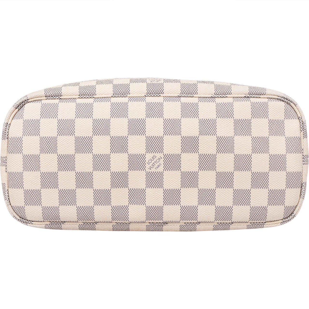 Louis Vuitton Louis Vuitton Damier Azur Monogram Neverfull PM Handbag Wit