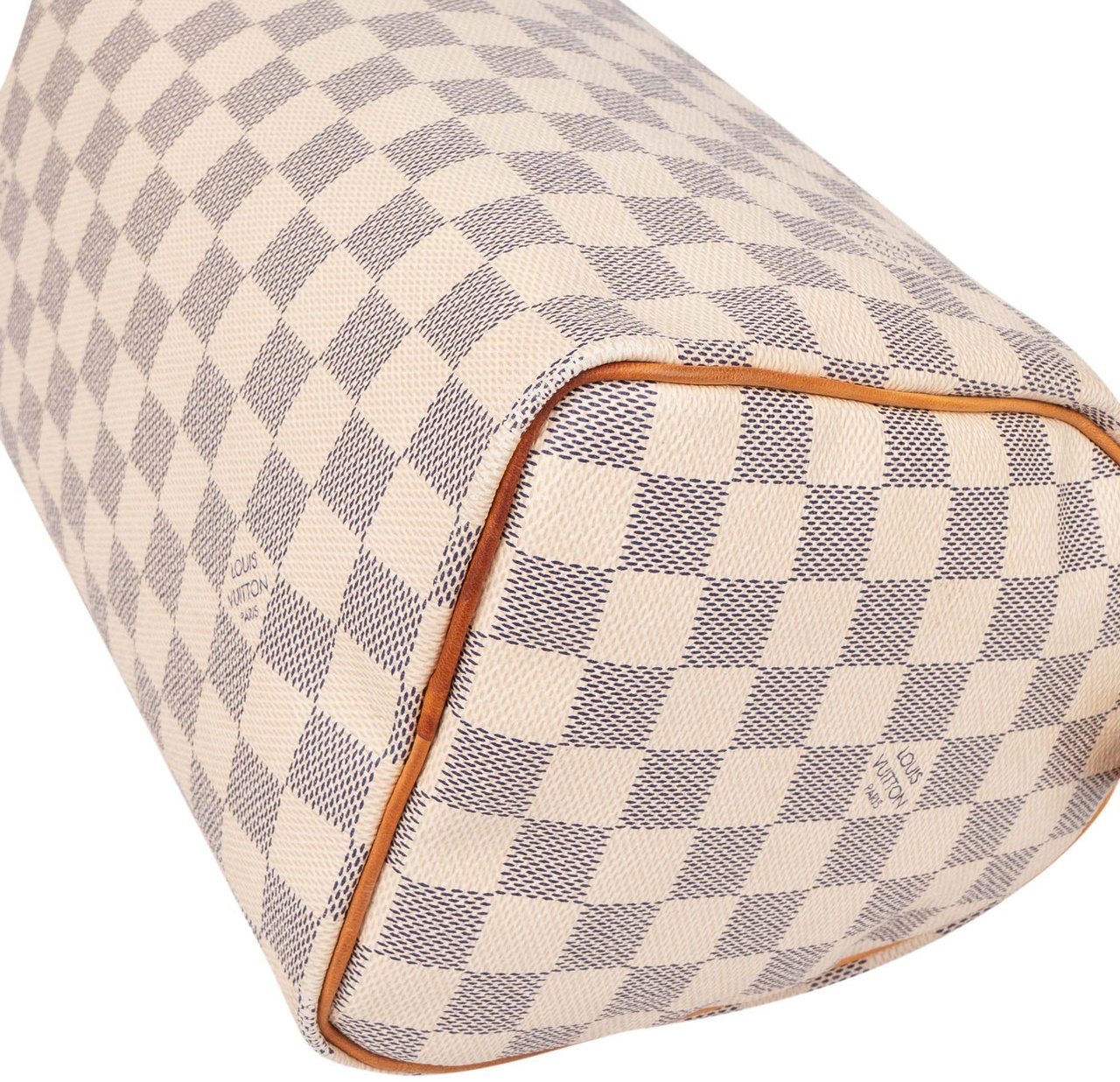 Louis Vuitton Louis Vuitton Damier Azur Monogram Speedy 25 Handbag Wit