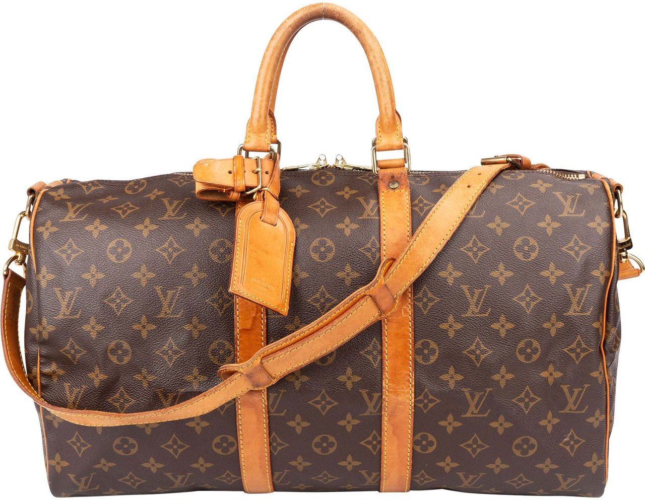 Louis Vuitton Louis Vuitton Canvas Monogram Keepall 45 Bandouliere Bruin