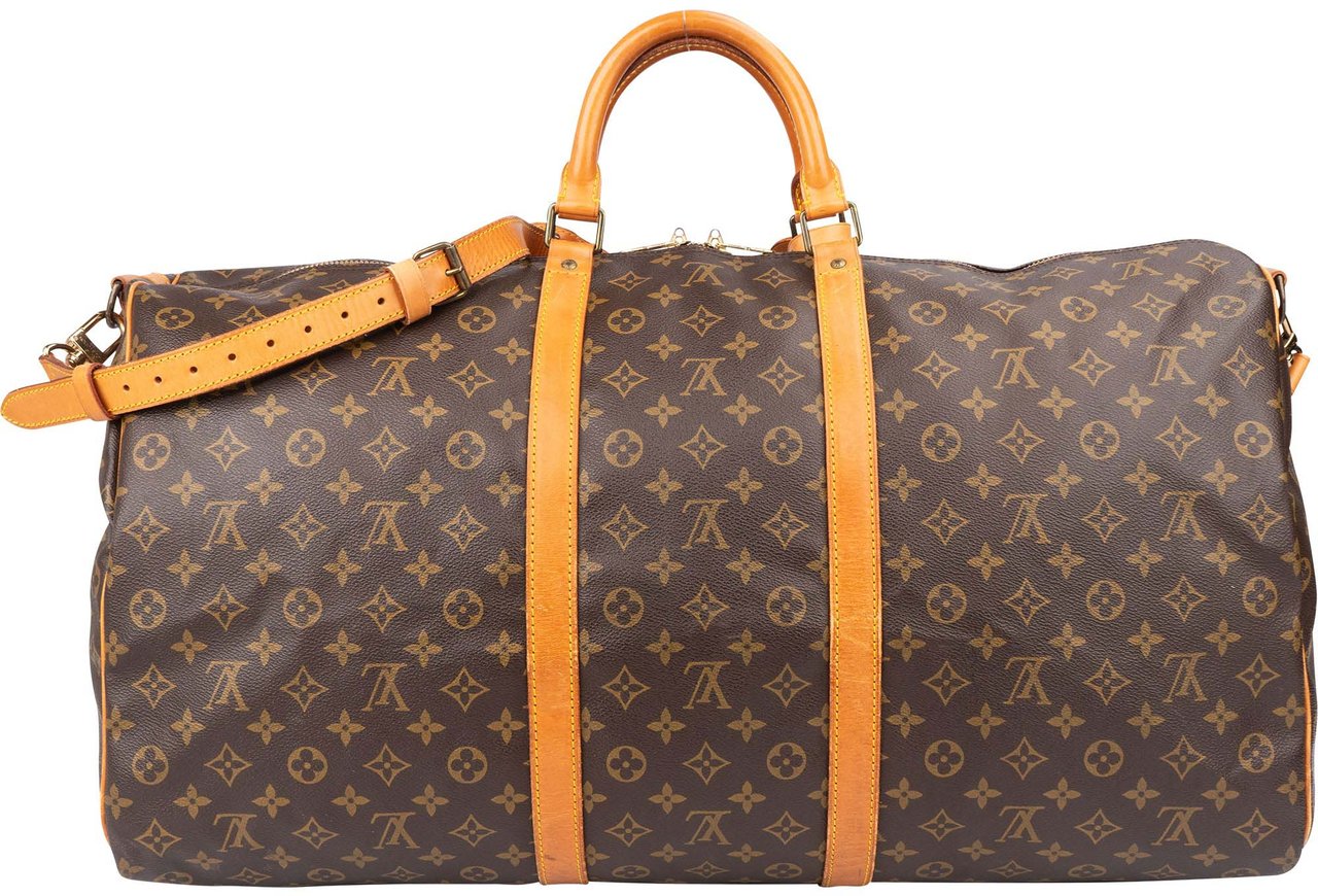 Louis Vuitton Louis Vuitton Canvas Monogram Keepall 60 Bandouliere Bruin