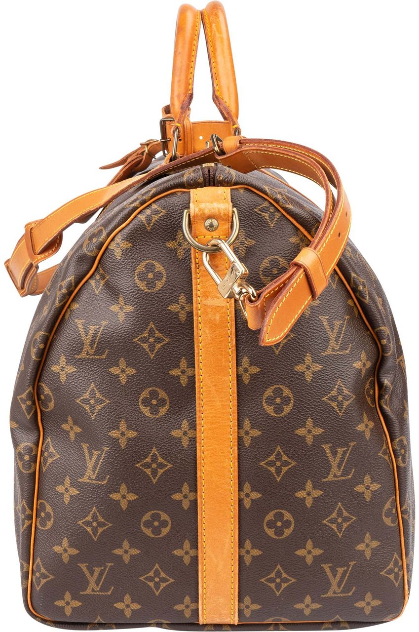 Louis Vuitton Louis Vuitton Canvas Monogram Keepall 55 Bandouliere Bruin