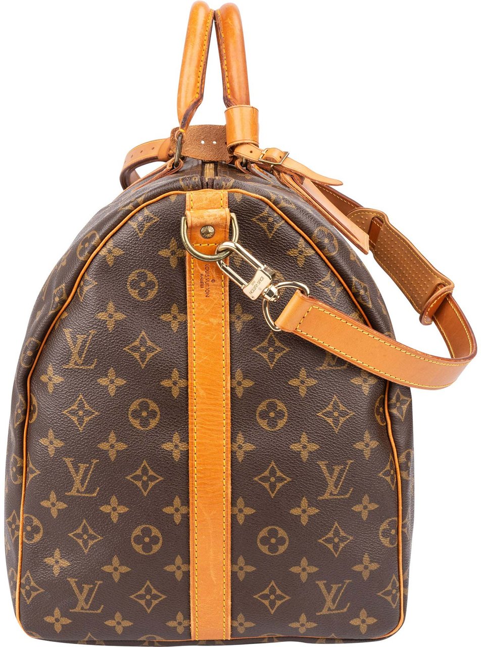 Louis Vuitton Louis Vuitton Canvas Monogram Keepall 55 Bandouliere Bruin