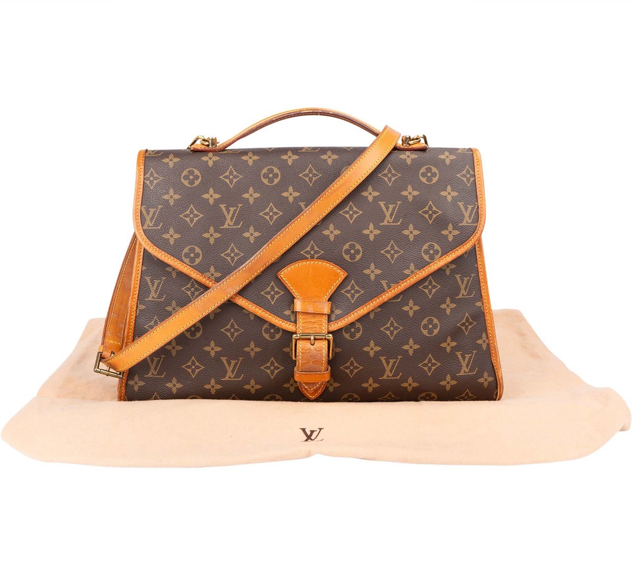 Louis Vuitton Louis Vuitton Canvas Monogram Bel Air Handbag Bruin