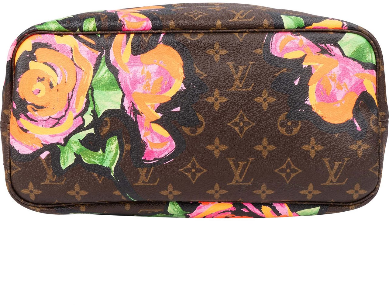 Louis Vuitton Louis Vuitton Limited Roses By Stephen Sprouse Neverfull MM Shopper Handbag Bruin