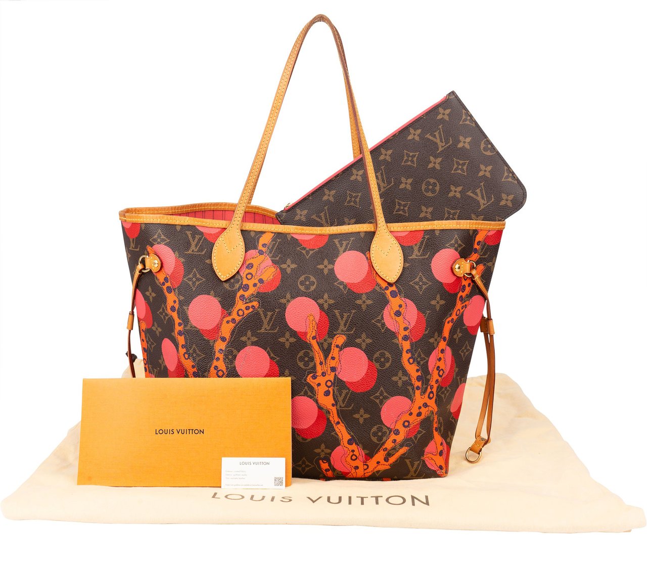 Louis Vuitton Limited Ramages Canvas Monogram Neverfull MM Shopper Handbag Bruin