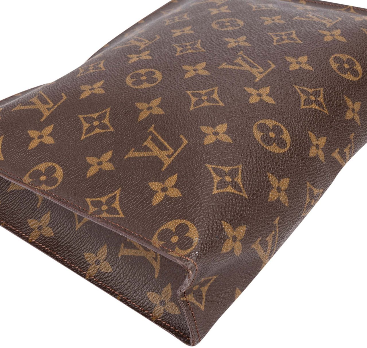 Louis Vuitton Louis Vuitton Canvas Monogram Poche Toilette 25 Clutch Bruin