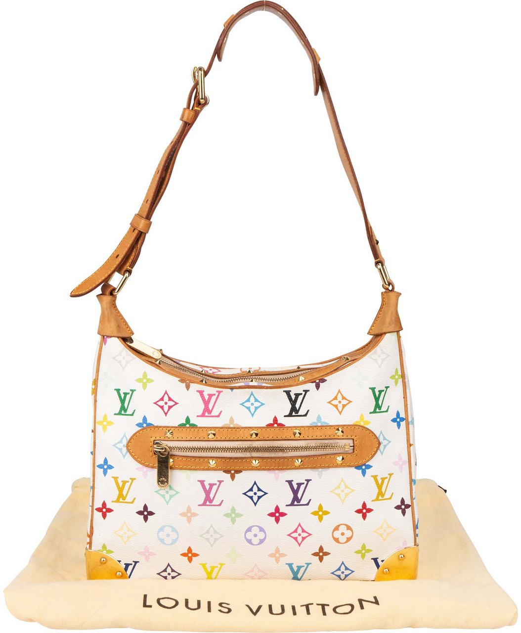 Louis Vuitton Louis Vuitton Limited Murakami Multicolor Boulogne Crossbody Bag Wit