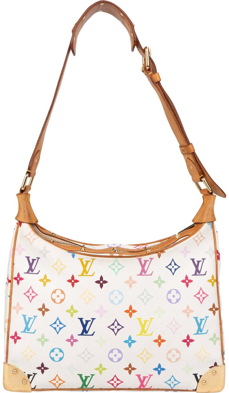 Louis Vuitton Louis Vuitton Limited Murakami Multicolor Boulogne Crossbody Bag Wit