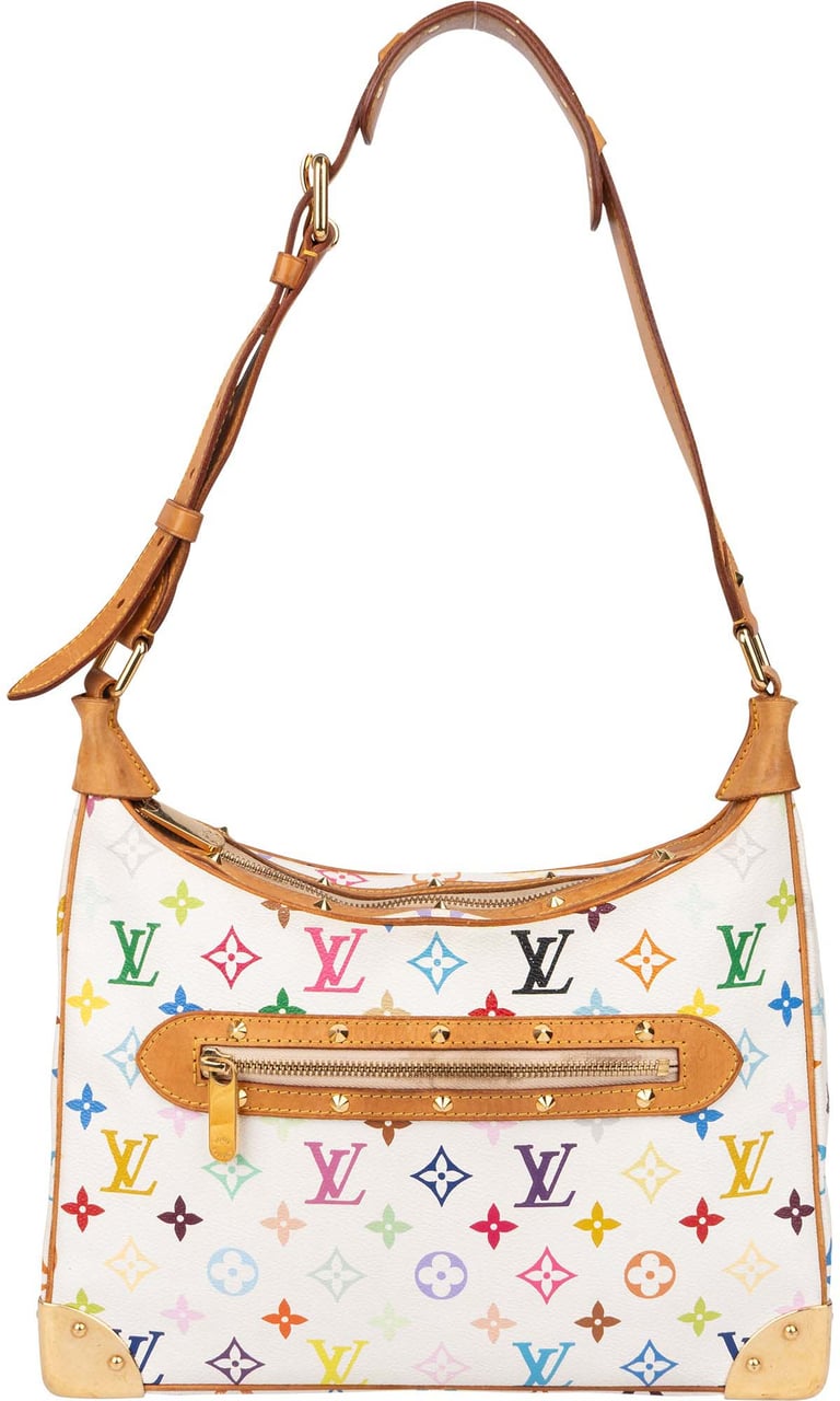 Louis Vuitton Louis Vuitton Limited Murakami Multicolor Boulogne Crossbody Bag Wit
