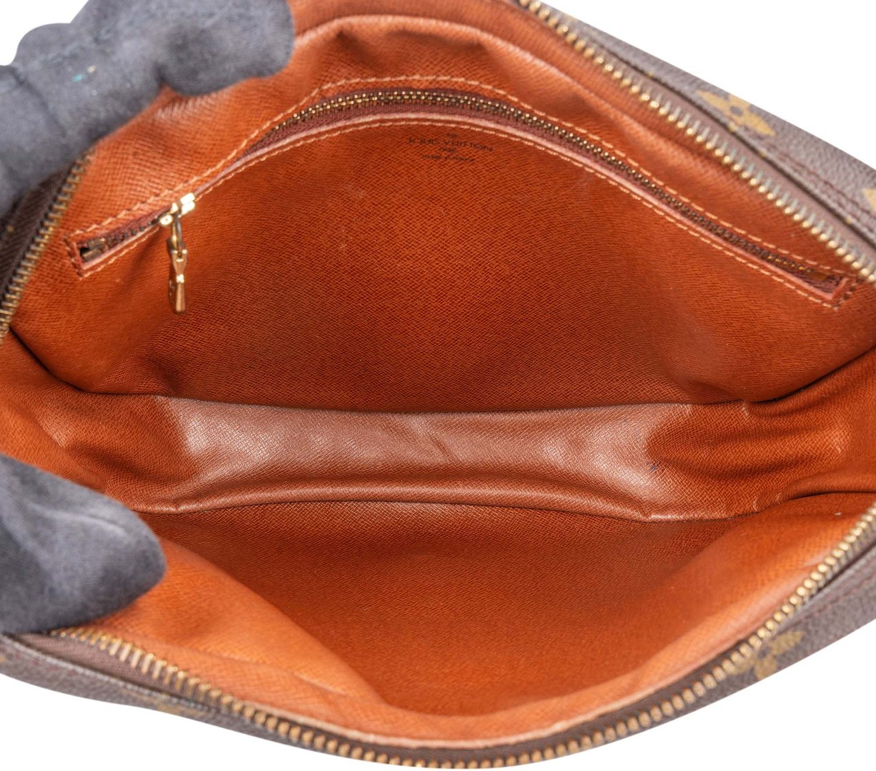 Louis Vuitton Louis Vuitton Canvas Monogram Jeune Fille GM Crossbody Bag Bruin