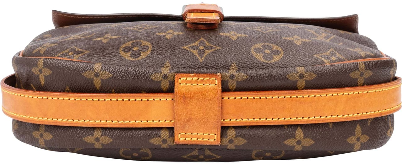 Louis Vuitton Louis Vuitton Canvas Monogram Jeune Fille GM Crossbody Bag Bruin