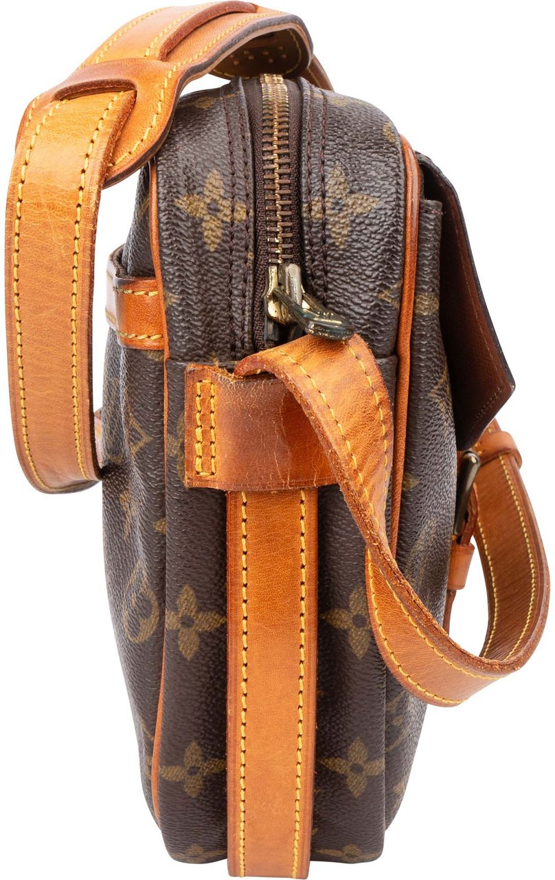 Louis Vuitton Louis Vuitton Canvas Monogram Jeune Fille GM Crossbody Bag Bruin