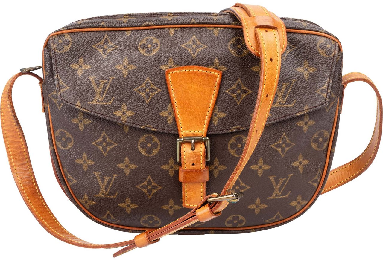 Louis Vuitton Louis Vuitton Canvas Monogram Jeune Fille GM Crossbody Bag Bruin