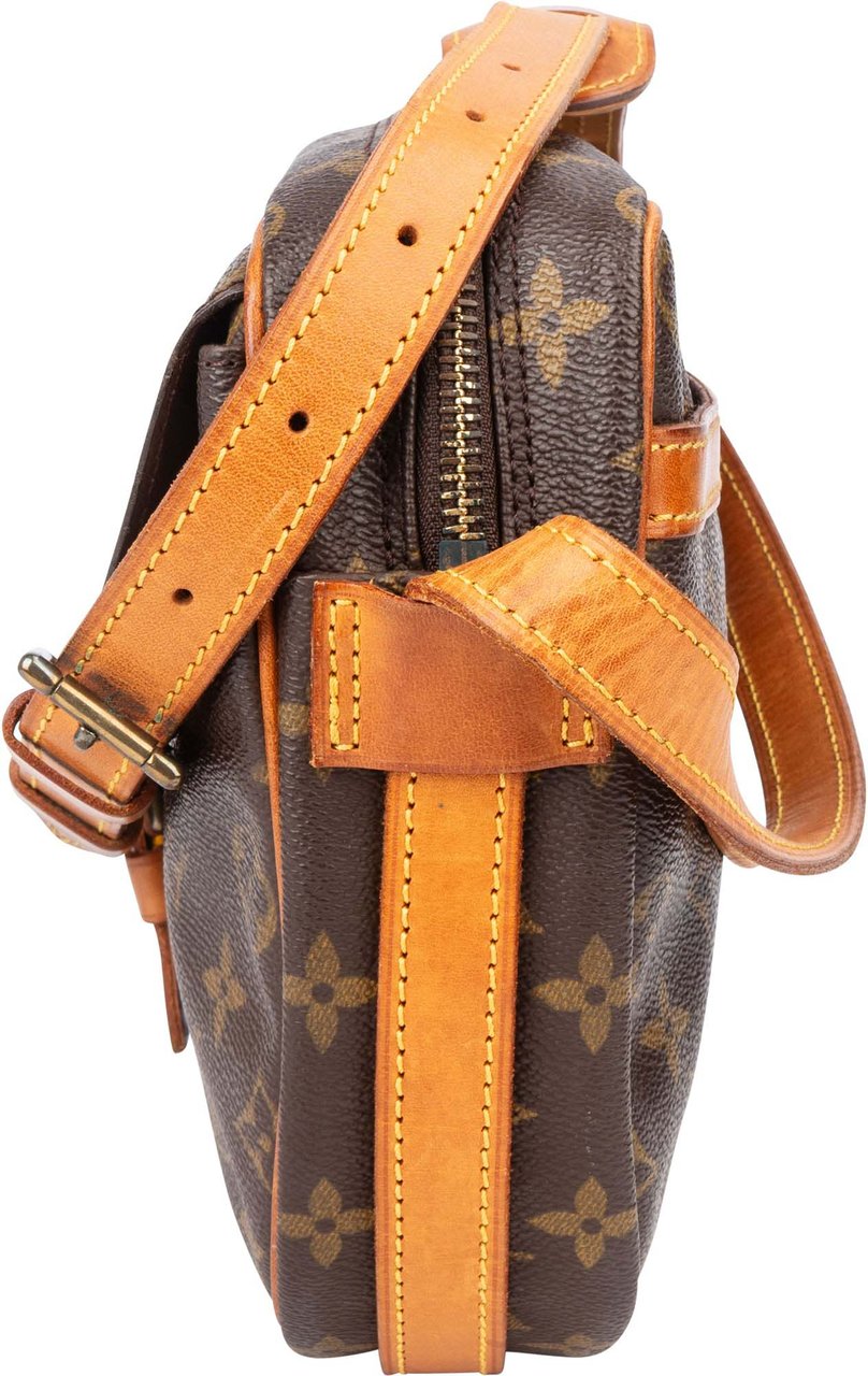 Louis Vuitton Louis Vuitton Canvas Monogram Jeune Fille GM Crossbody Bag Bruin