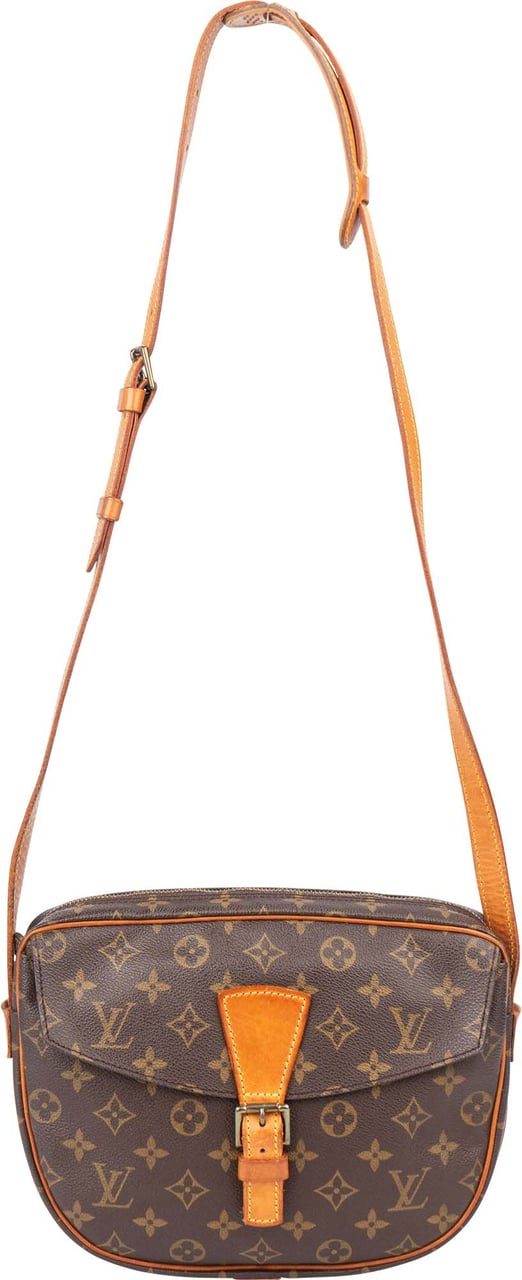 Louis Vuitton Louis Vuitton Canvas Monogram Jeune Fille GM Crossbody Bag Bruin