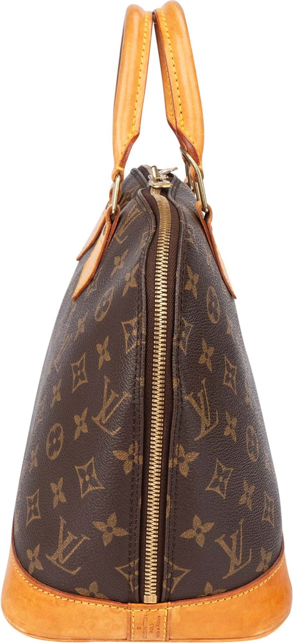 Louis Vuitton Louis Vuitton Canvas Monogram Alma PM Handbag Bruin