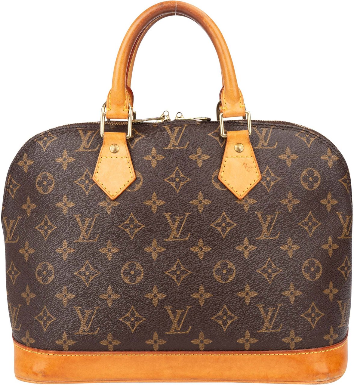 Louis Vuitton Louis Vuitton Canvas Monogram Alma PM Handbag Bruin