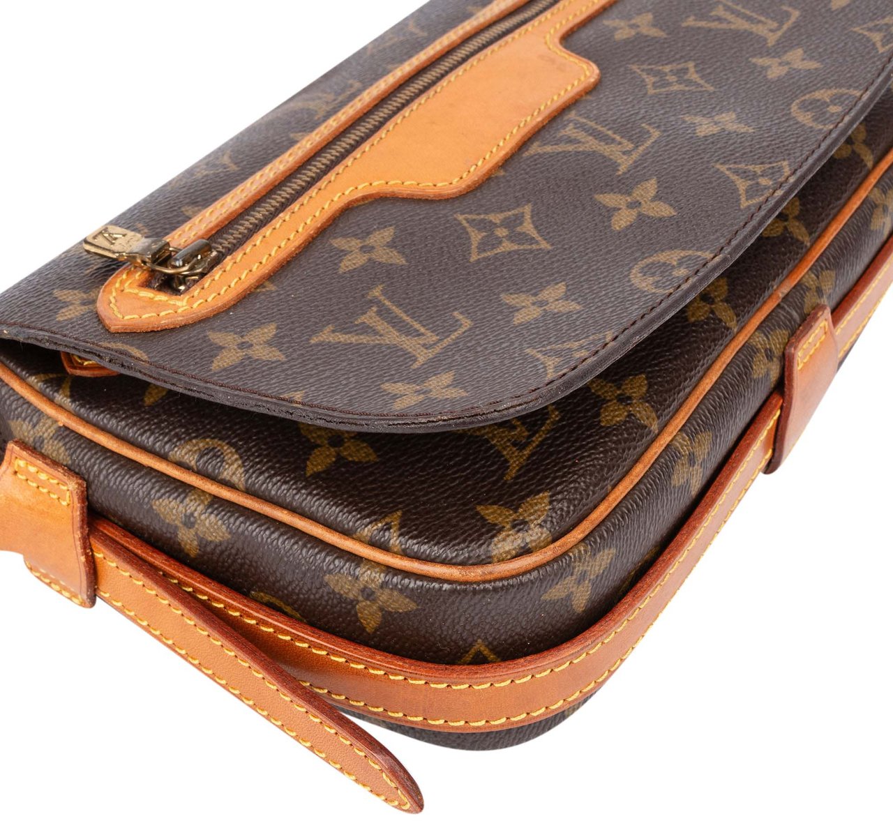 Louis Vuitton Louis Vuitton Canvas Monogram Saint Germain PM Crossbody Bag Bruin