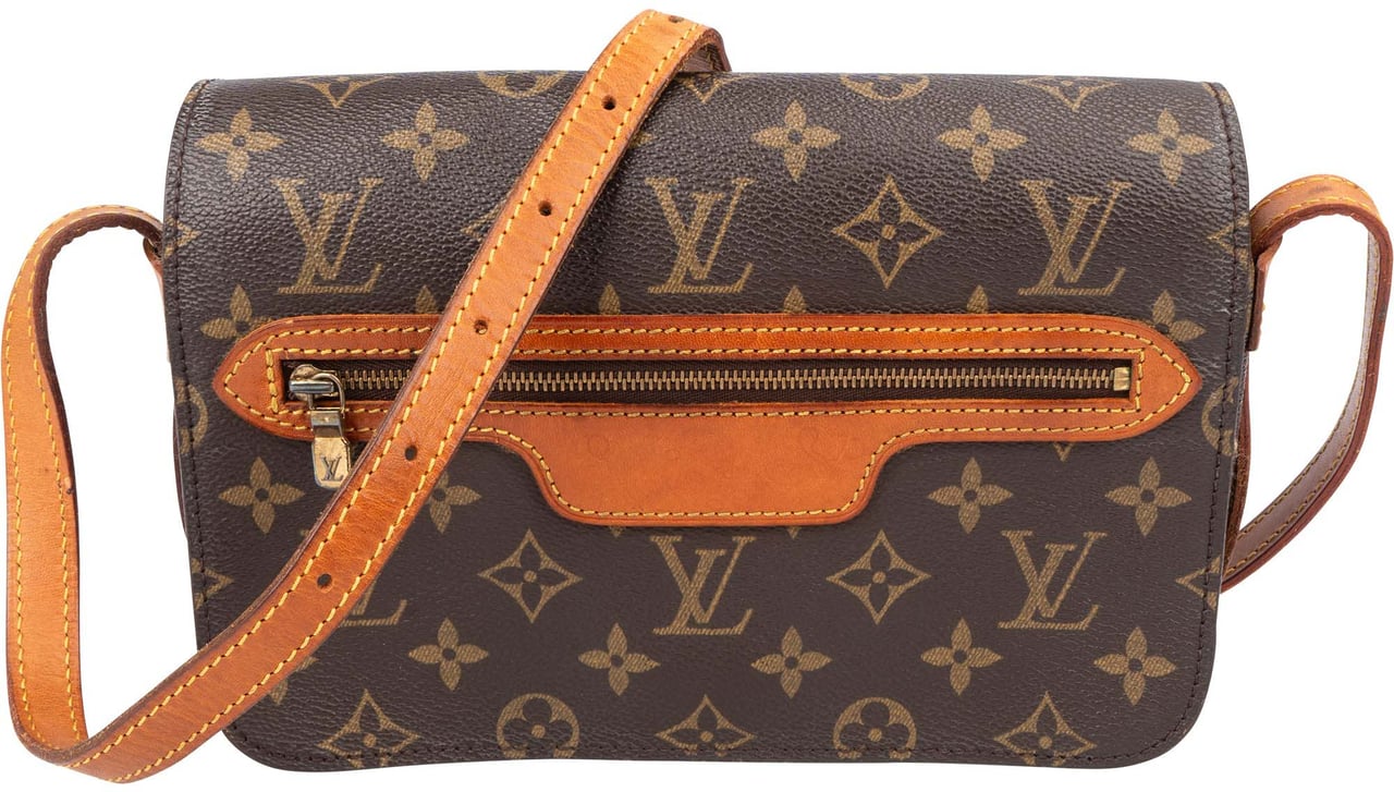 Louis Vuitton Louis Vuitton Canvas Monogram Saint Germain PM Crossbody Bag Bruin