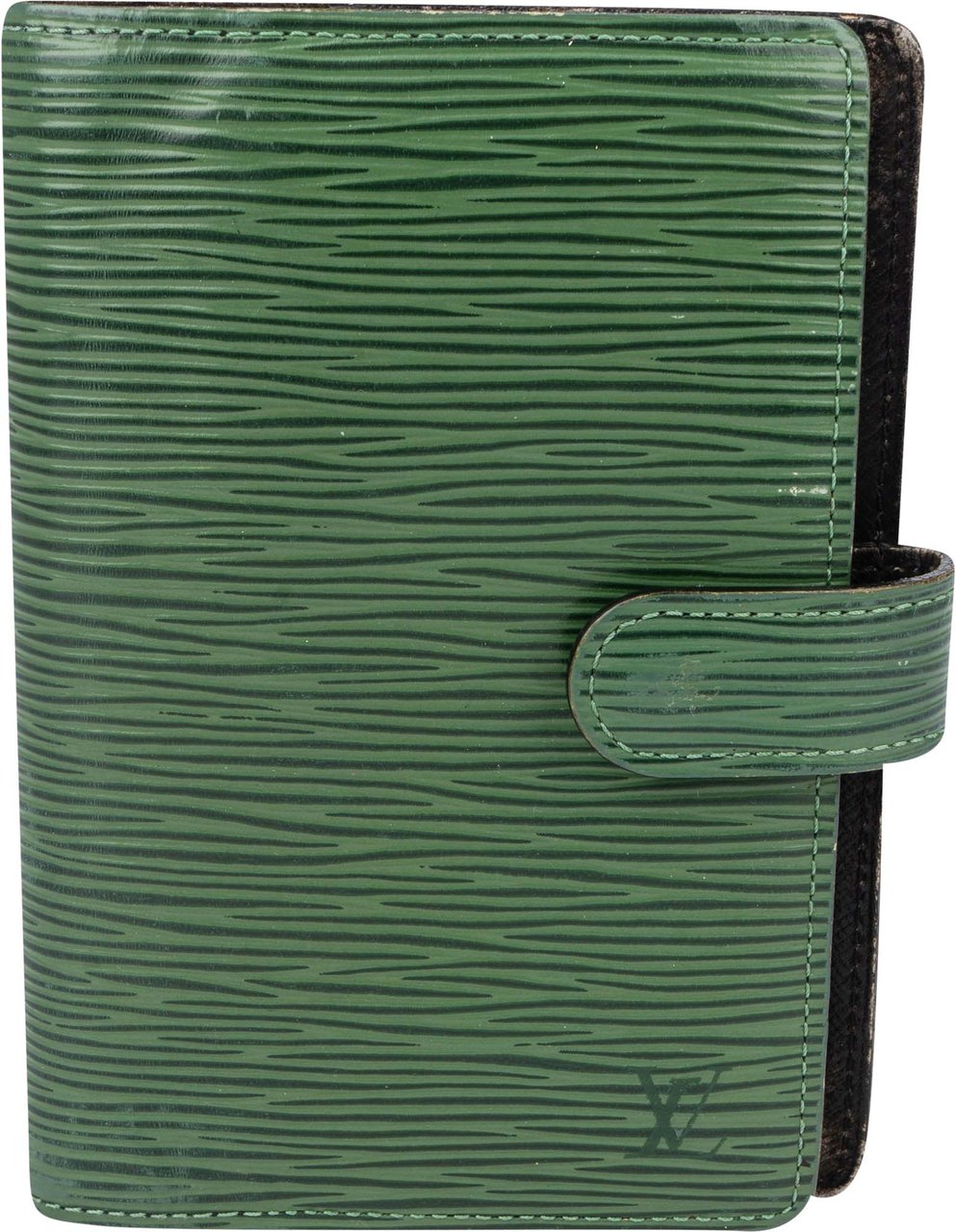 Louis Vuitton Louis Vuitton Green Taiga Leather Agenda PM Groen