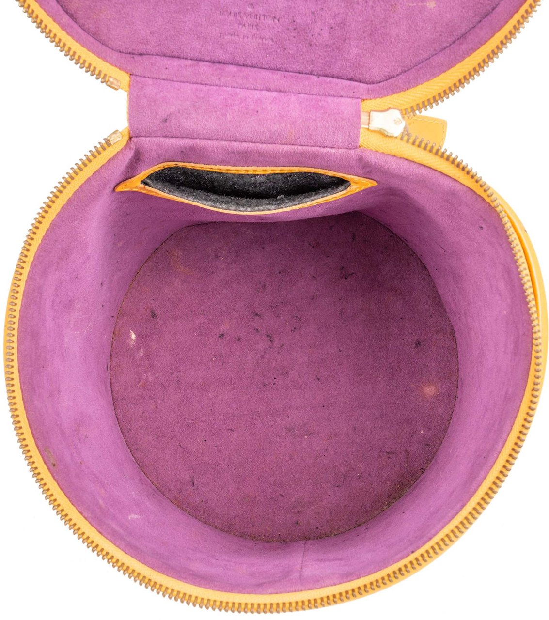 Louis Vuitton Louis Vuitton Yellow Epi Leather Cannes Vanity Handbag Geel