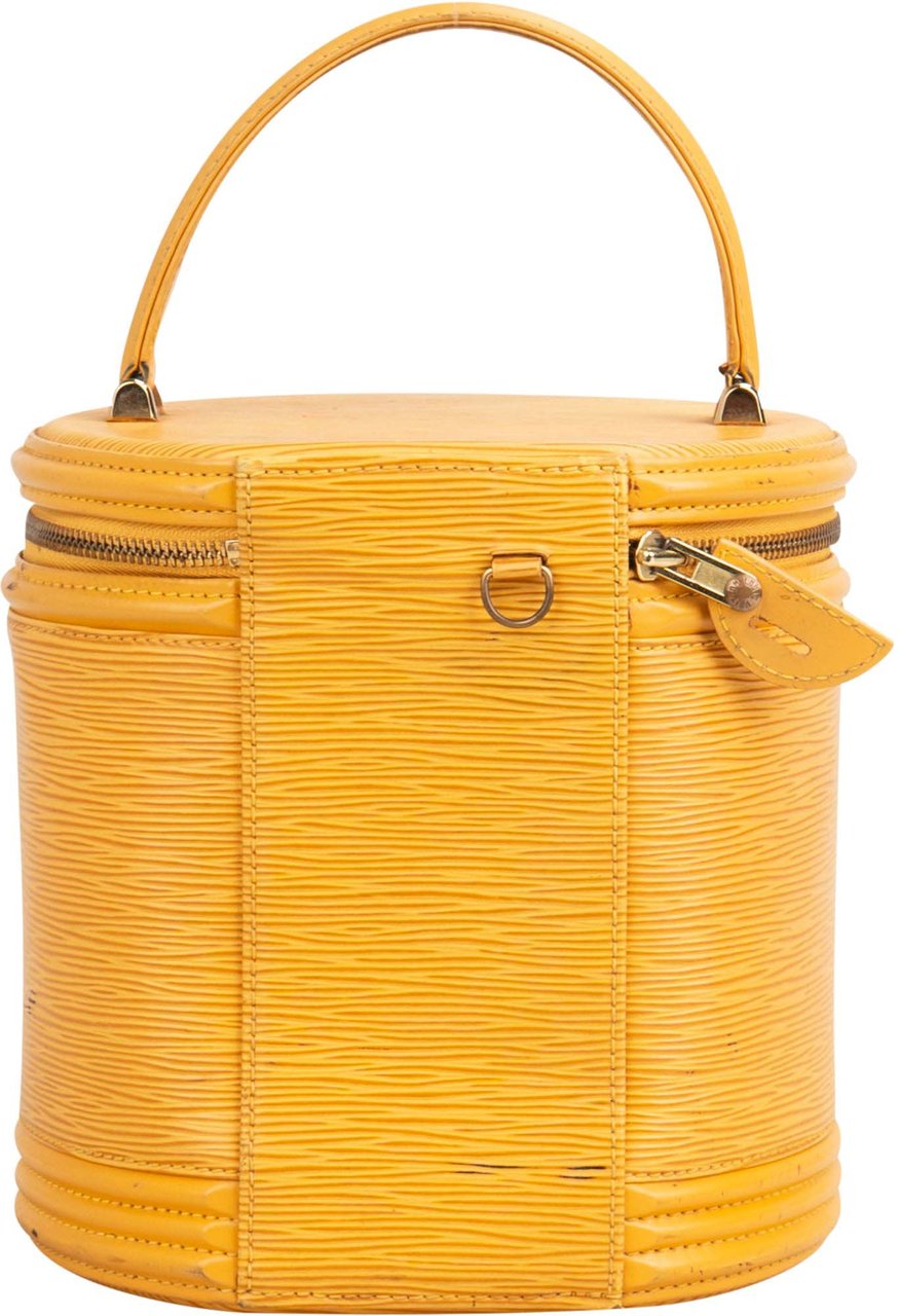 Louis Vuitton Louis Vuitton Yellow Epi Leather Cannes Vanity Handbag Geel