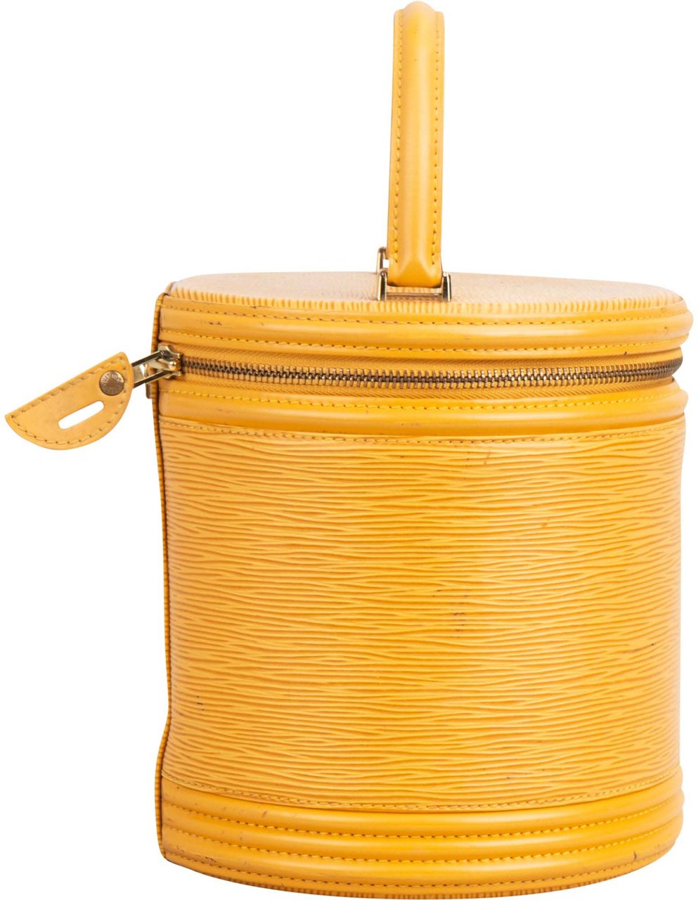 Louis Vuitton Louis Vuitton Yellow Epi Leather Cannes Vanity Handbag Geel