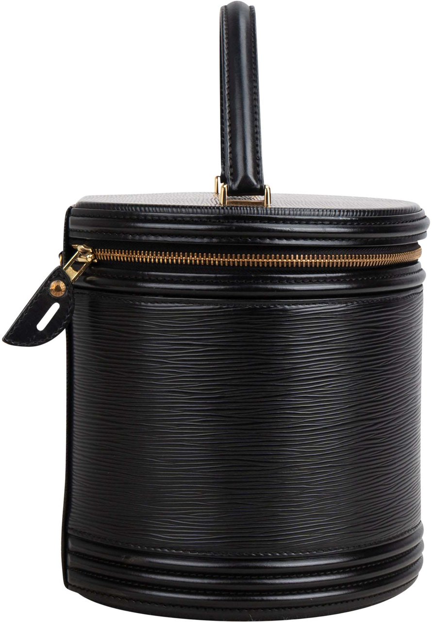 Louis Vuitton Louis Vuitton Noir Epi Leather Cannes Vanity Handbag Zwart