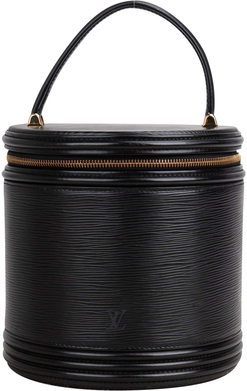 Louis Vuitton Louis Vuitton Noir Epi Leather Cannes Vanity Handbag Zwart