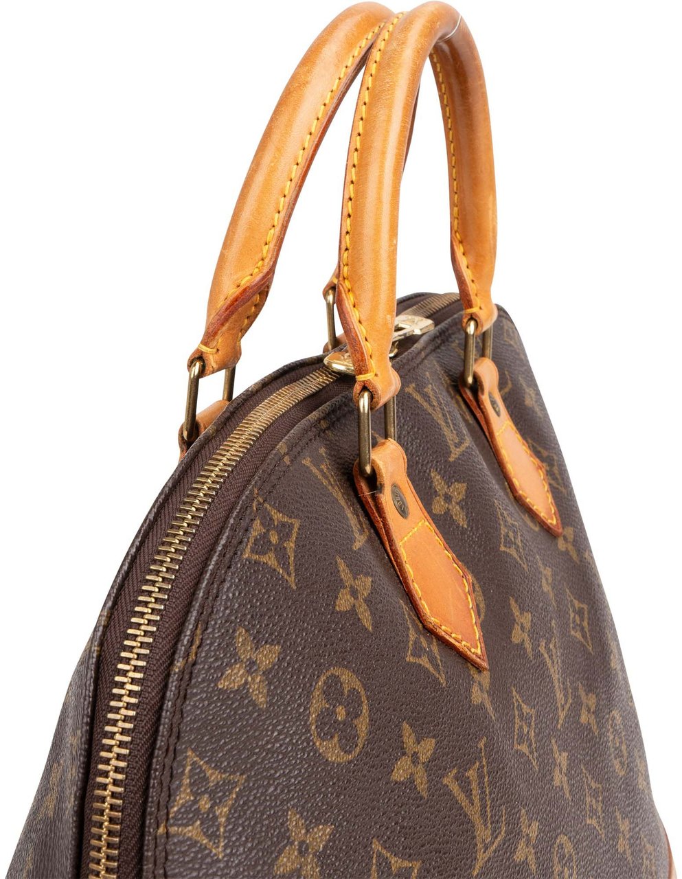 Louis Vuitton Louis Vuitton Canvas Monogram Alma PM Handbag Bruin