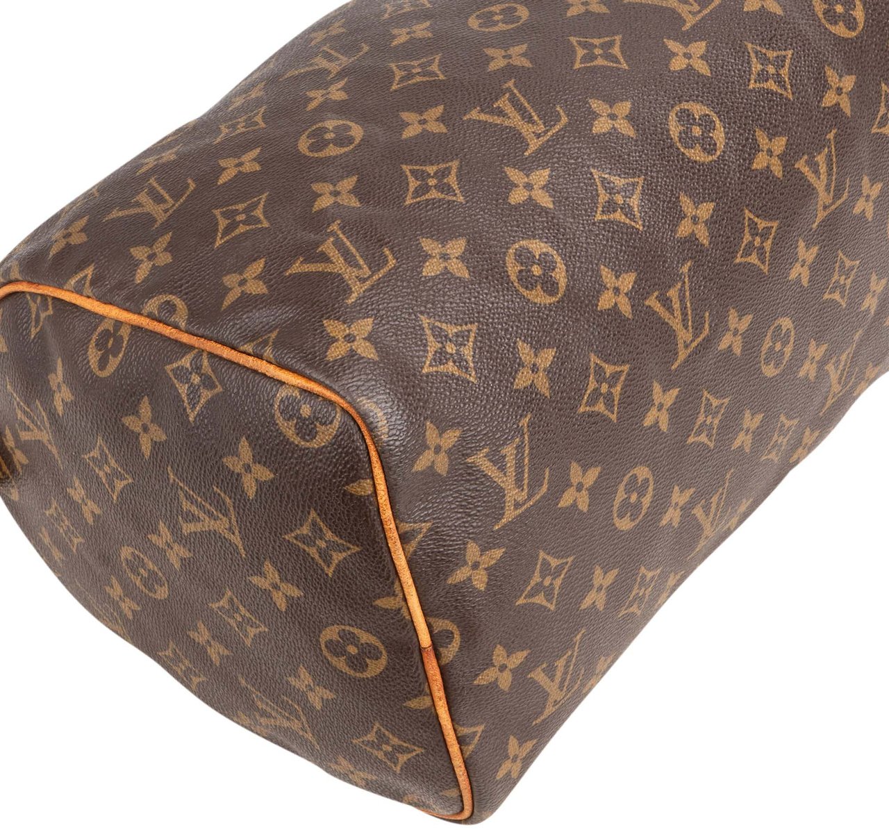 Louis Vuitton Louis Vuitton Canvas Monogram Speedy 30 Handbag Bruin