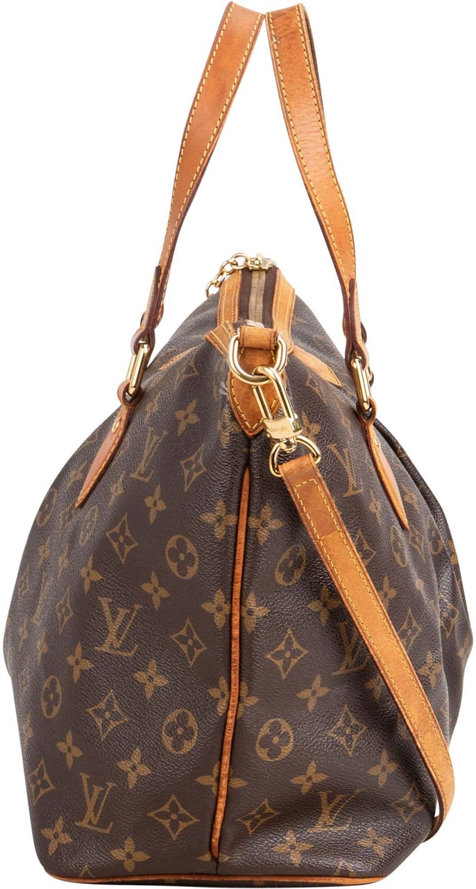 Louis Vuitton Louis Vuitton Canvas Monogram Palermo PM Handbag Bruin