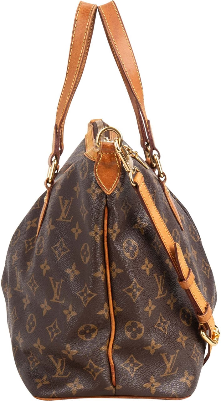 Louis Vuitton Louis Vuitton Canvas Monogram Palermo PM Handbag Bruin