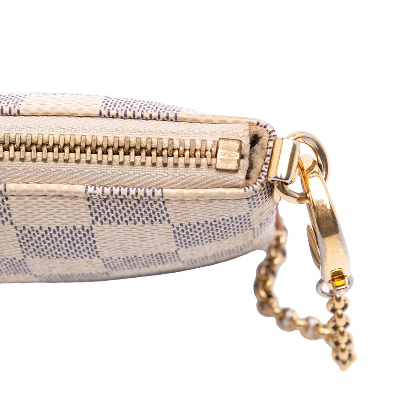 Louis Vuitton Damier Azur Pochette Milla MM Wit