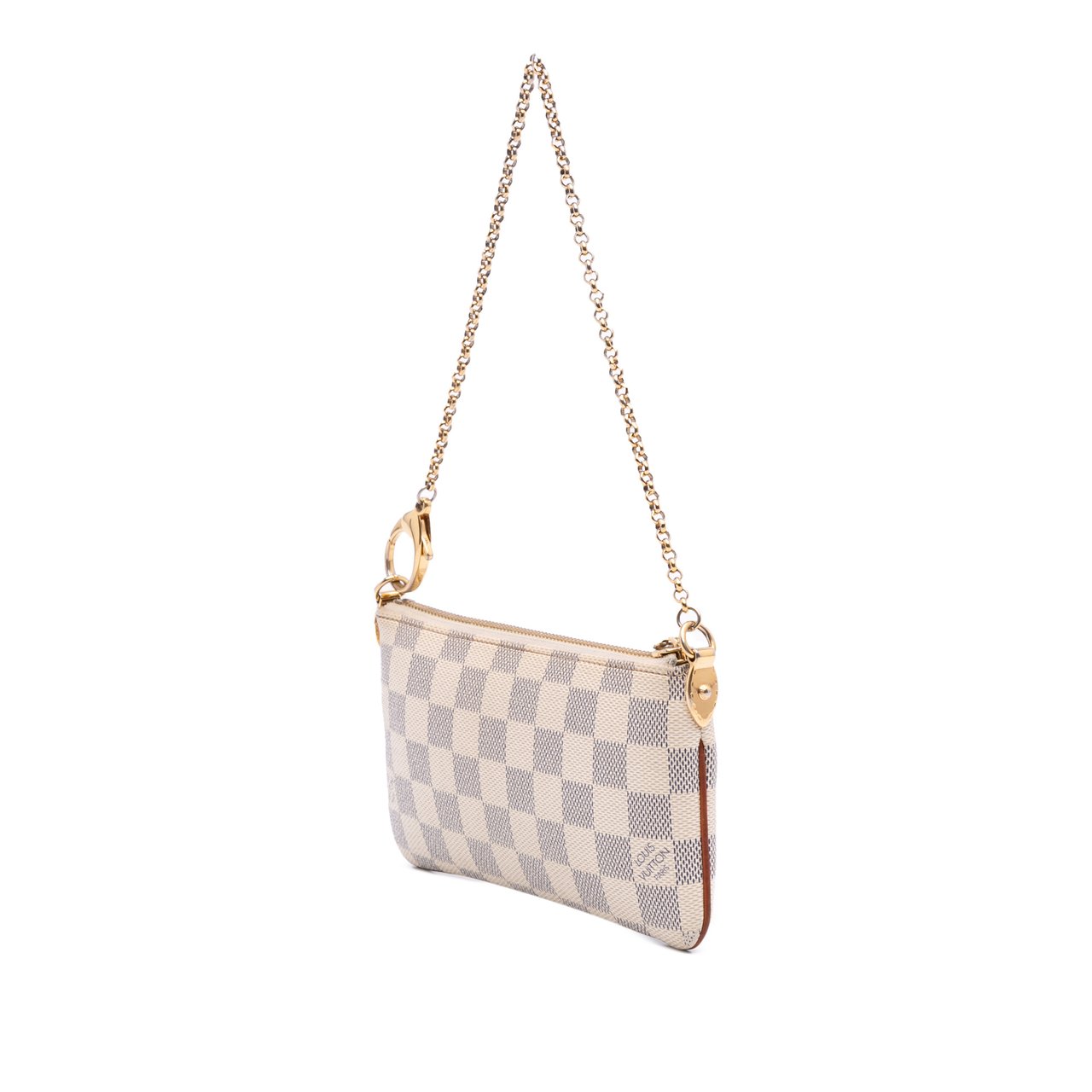 Louis Vuitton Damier Azur Pochette Milla MM Wit