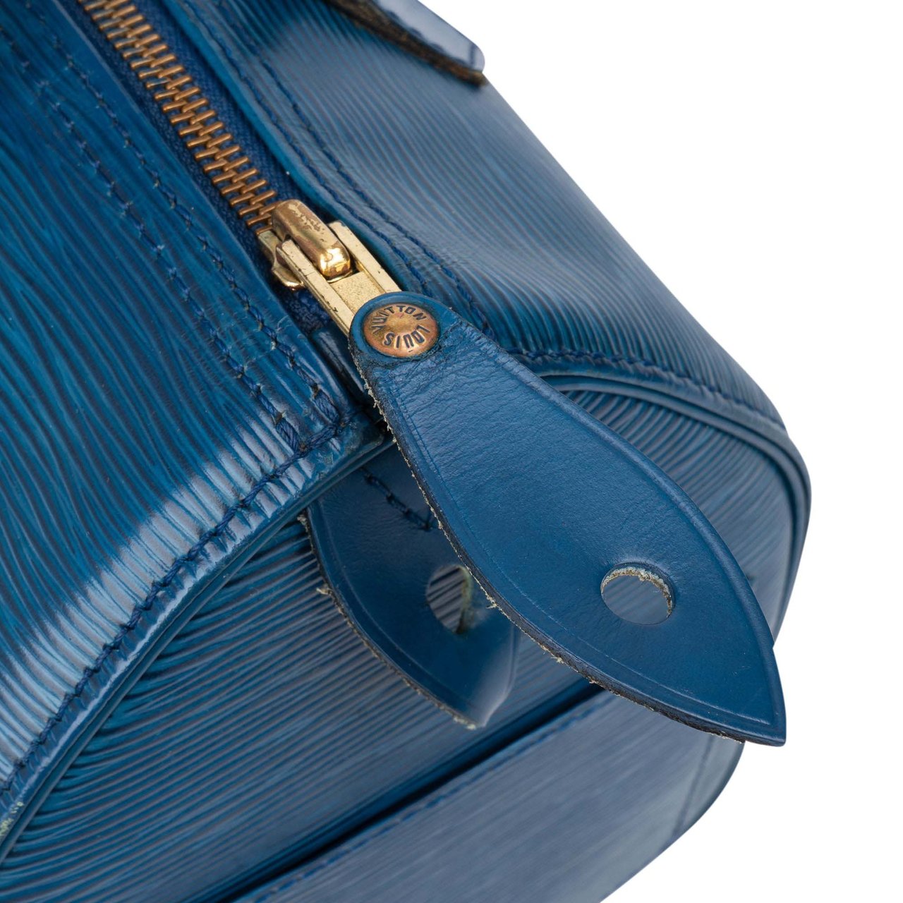 Louis Vuitton Louis Vuitton Bleu Epi Leather Speedy 25 Handbag Blauw