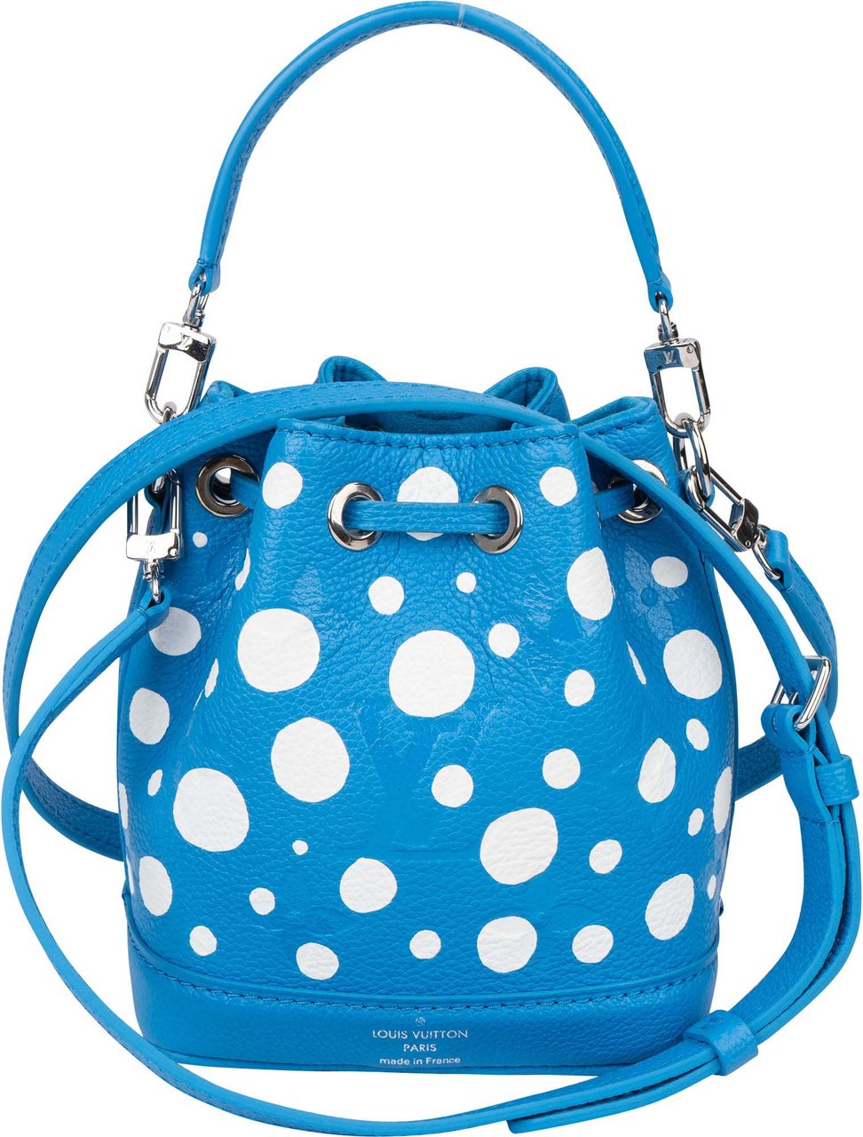 Louis Vuitton Louis Vuitton x Yayoi Kusama Dots Nano Noe Handbag Blauw