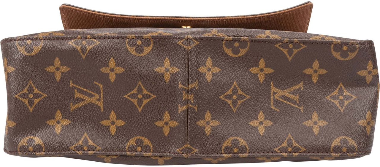 Louis Vuitton Louis Vuitton Canvas Monogram Looping PM Handbag Bruin