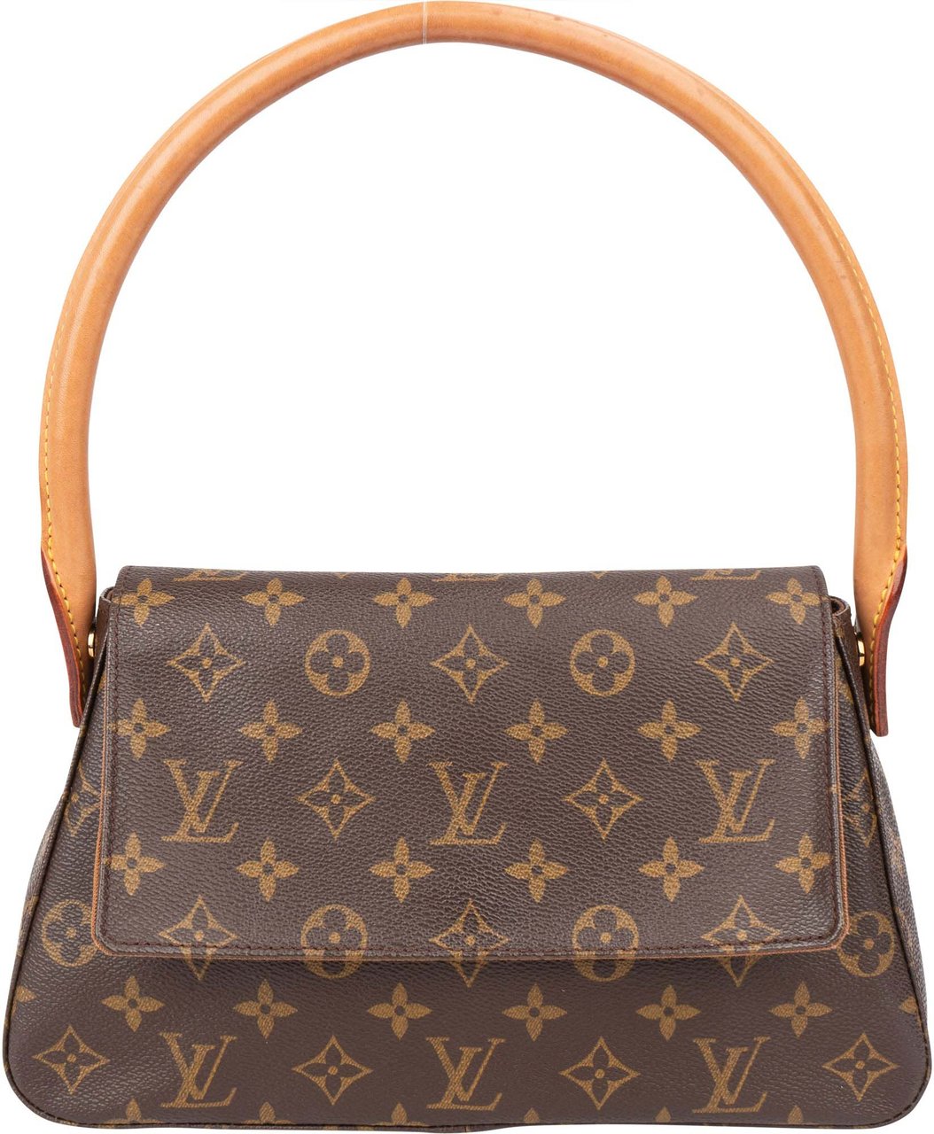Louis Vuitton Louis Vuitton Canvas Monogram Looping PM Handbag Bruin