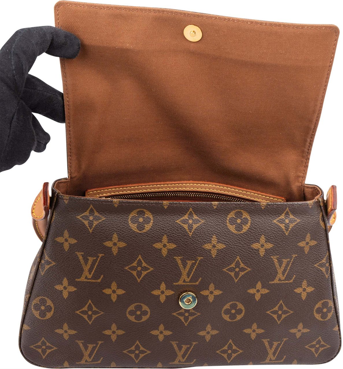 Louis Vuitton Louis Vuitton Canvas Monogram Looping PM Handbag Bruin
