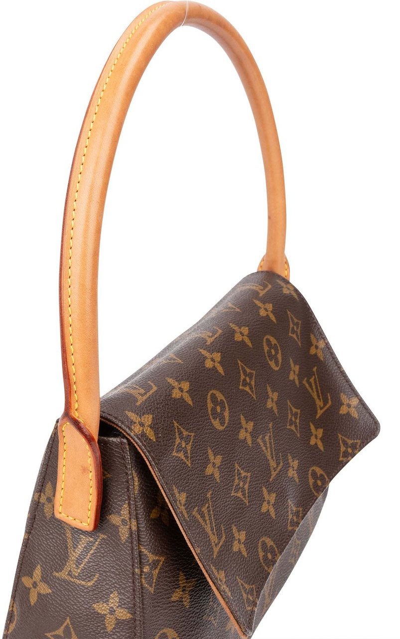 Louis Vuitton Louis Vuitton Canvas Monogram Looping PM Handbag Bruin
