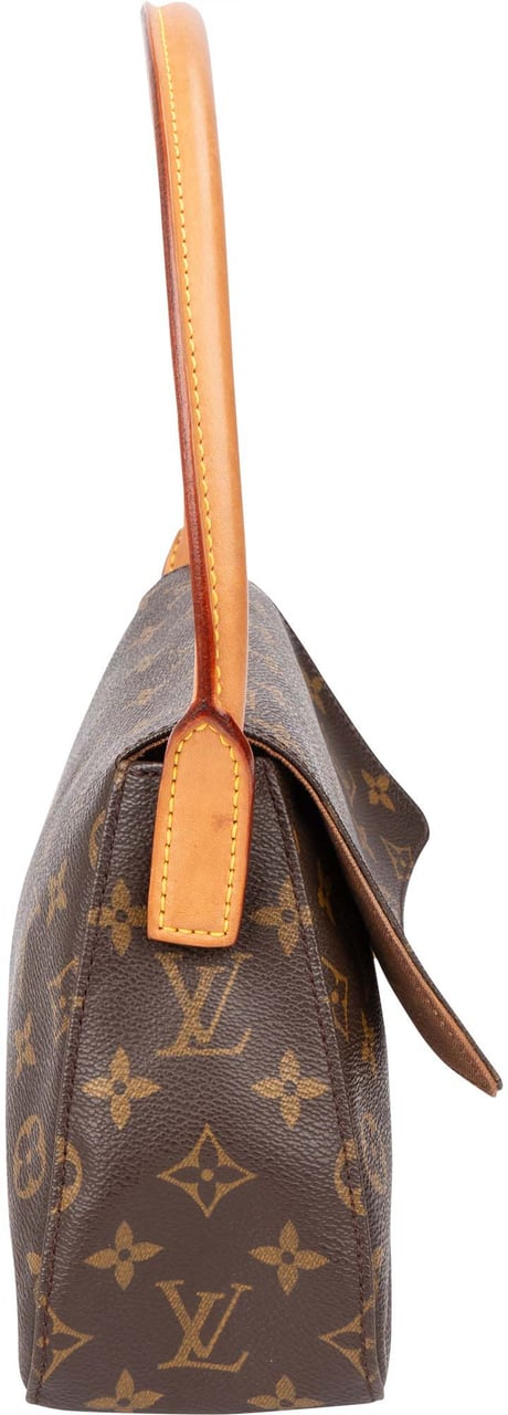 Louis Vuitton Louis Vuitton Canvas Monogram Looping PM Handbag Bruin