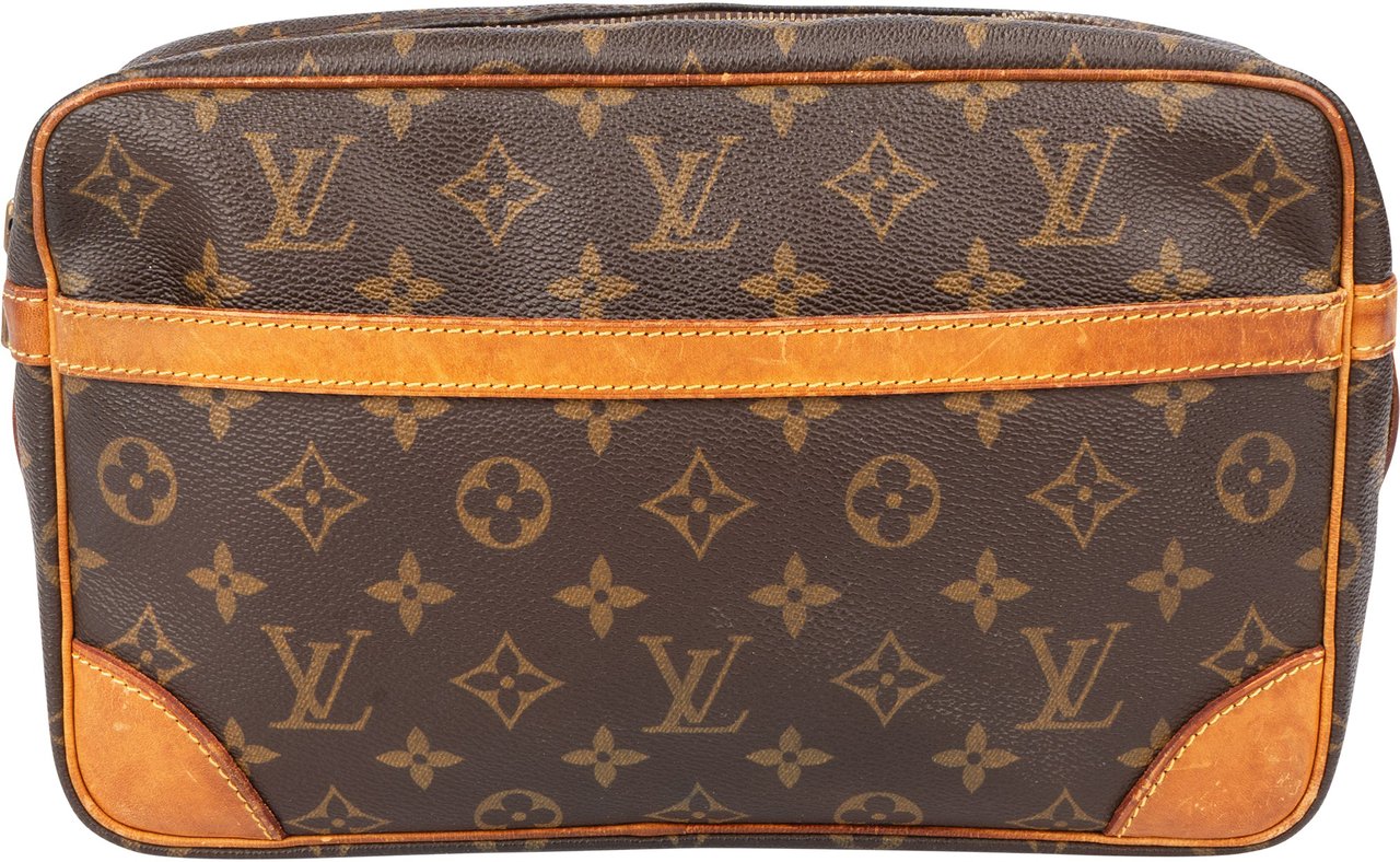 Louis Vuitton Louis Vuitton Canvas Monogram Compiegne 28 Clutch Bruin