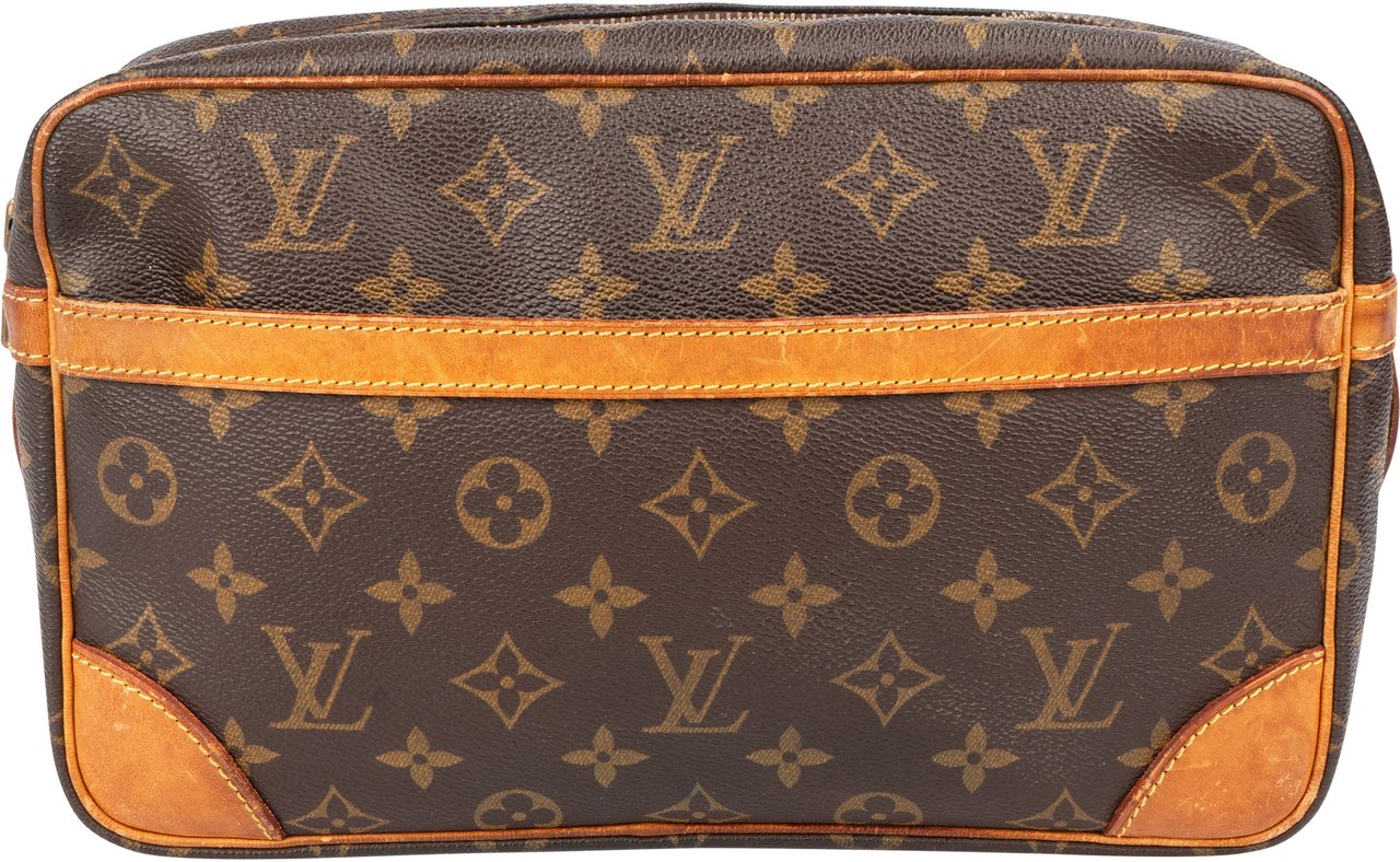 Louis Vuitton Louis Vuitton Canvas Monogram Compiegne 28 Clutch Bruin