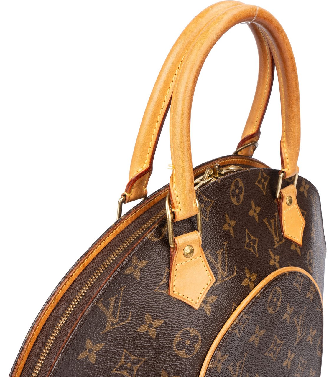 Louis Vuitton Louis Vuitton Canvas Monogram Ellipse MM Handbag Bruin