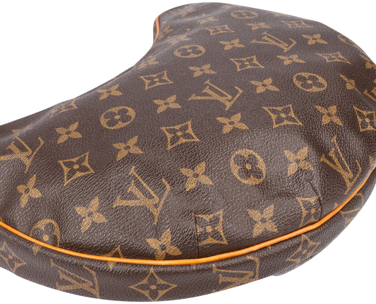 Louis Vuitton Louis Vuitton Canvas Monogram Croissant MM Shoulder Bag Bruin